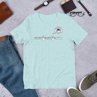Cheekiemunkie with text & logo Short-Sleeve Unisex T-Shirt