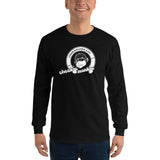 Cheekiemunkie Men’s Long Sleeve Shirt (Large Logo on front and small logo label on back)