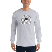 Cheekiemunkie Men’s Long Sleeve Shirt (Large Logo on front and small logo label on back)
