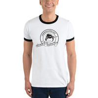 Cheekiemunkie Ringer T-Shirt (Large Front logo only)