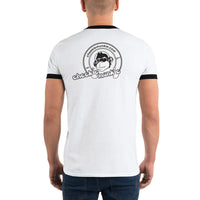 Cheekiemunkie Ringer T-Shirt (Front and back logo only)