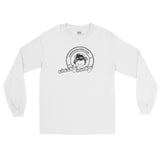 Cheekiemunkie Men’s Long Sleeve Shirt (Large Logo on Front and Back)